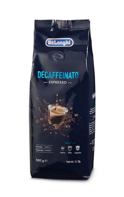 De'Longhi entkoffeinierte Kaffeebohnen 500g De'Longhi entkoffeinierte Kaffeebohnen 500g