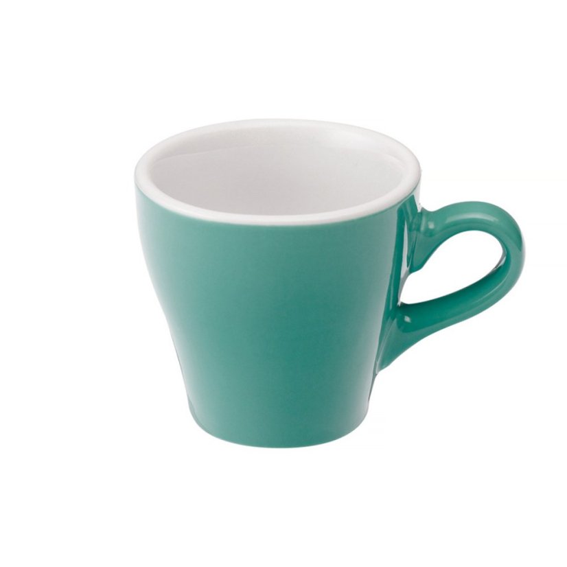 Loveramics Tulip Espresso – taza con platillo 80 ml – Teal