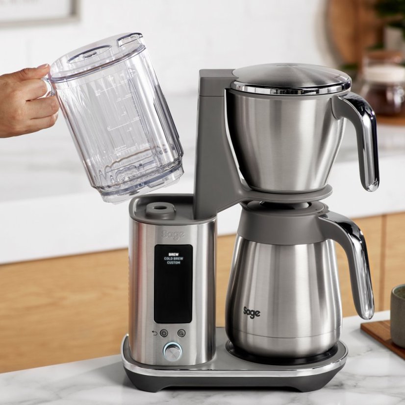Sage - the Luxe Brewer Thermal - Filterkaffeemaschine SDC465BSS - Silber
