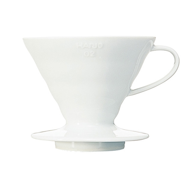 Hario V60-02 Keramik-Dripper Weiß