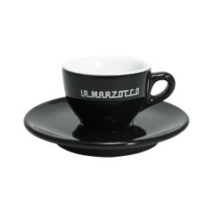 La Marzocco Linea — súprava 6 šálok a podšálok espresso, 65 ml, čierne