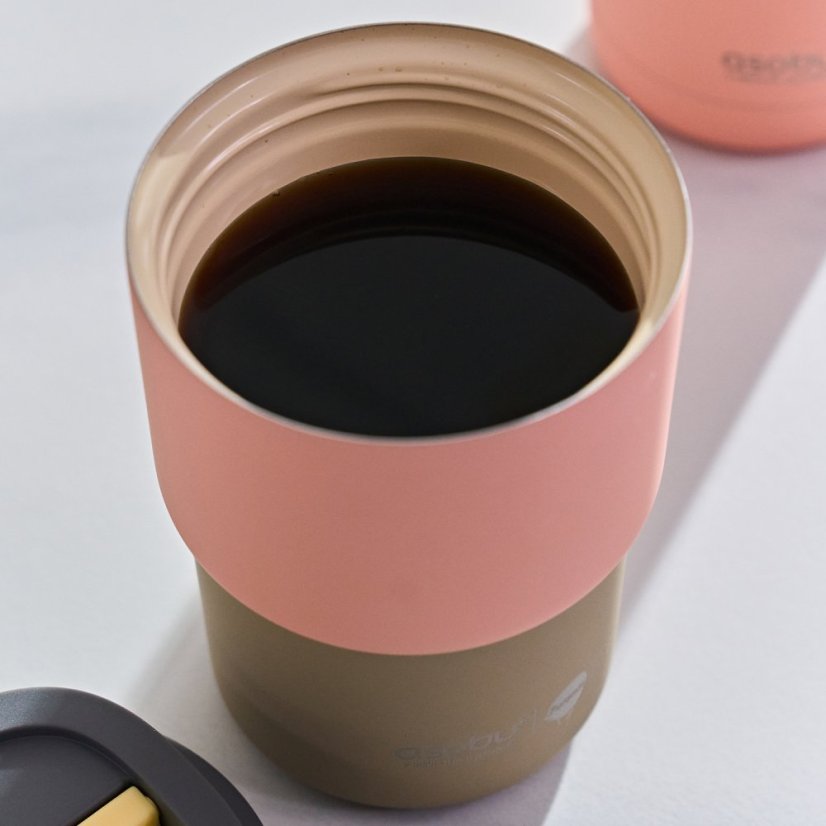 Asobu - Mini Pick Me Up Pastel Orange - 360 ml Travel Mug