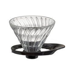 Hario V60 Glas-Dripper 02 - Schwarz