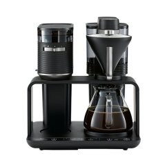 Melitta - EPOS Schwarz-Silber - Filterkaffeemaschine mit integriertem Mahlwerk
