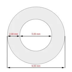 Hadica silikónová 5x2x200mm pre kávovary Jura