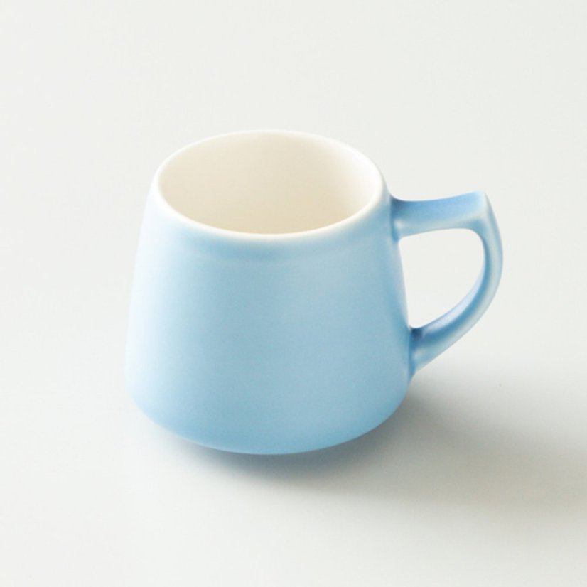 ORIGAMI Aroma — porcelánová šálka 200 ml, matná modrá