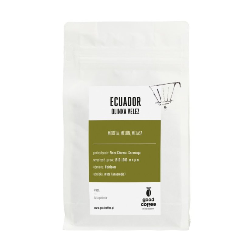 Good Coffee – Ekvádor Olinka Velez na filter 250 g Good Coffee – Ekvádor Olinka Velez na filter 250 g