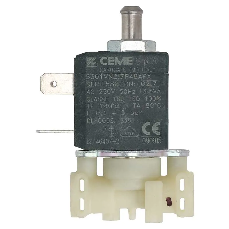 Electroválvula de tres vías para cafeteras DeLonghi 3 bar Electroválvula de tres vías para cafeteras DeLonghi 3 bar