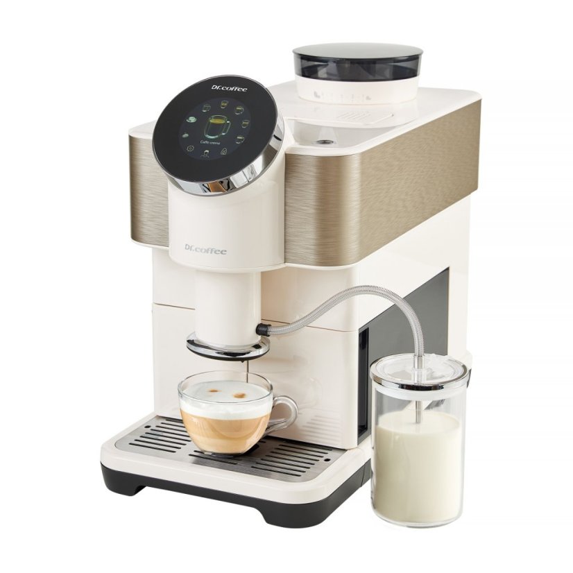 Dr. Coffee - biely kávovar H2
