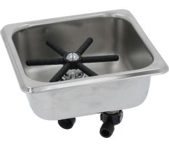 Built-in milk pitcher washer