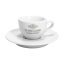 La Marzocco Espresso – 6 šálků s podšálky 65 ml – bílé