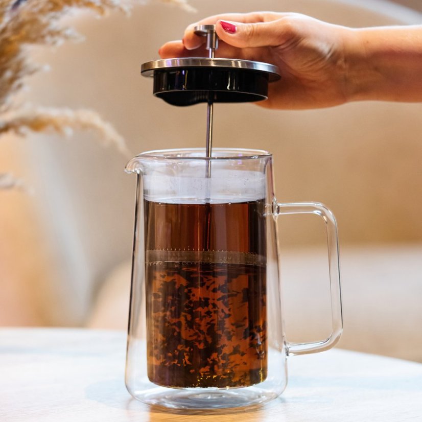 Vialli Design - Diva French Press Silber Matt 1 l