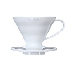 Hario V60-01 Kunststoff-Dripper Weiß