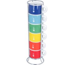 Sada 6 šálok Bialetti, multicolor