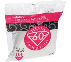 Kónické filtre Hario 1-6 šálky 100 ks