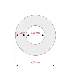 Hadica silikónová s tkaninou pre kávovary Nivona  3,0x175 mm
