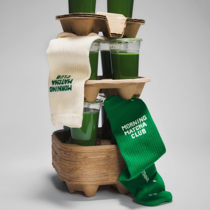 Many Mornings - Matcha Club Socken 43-46