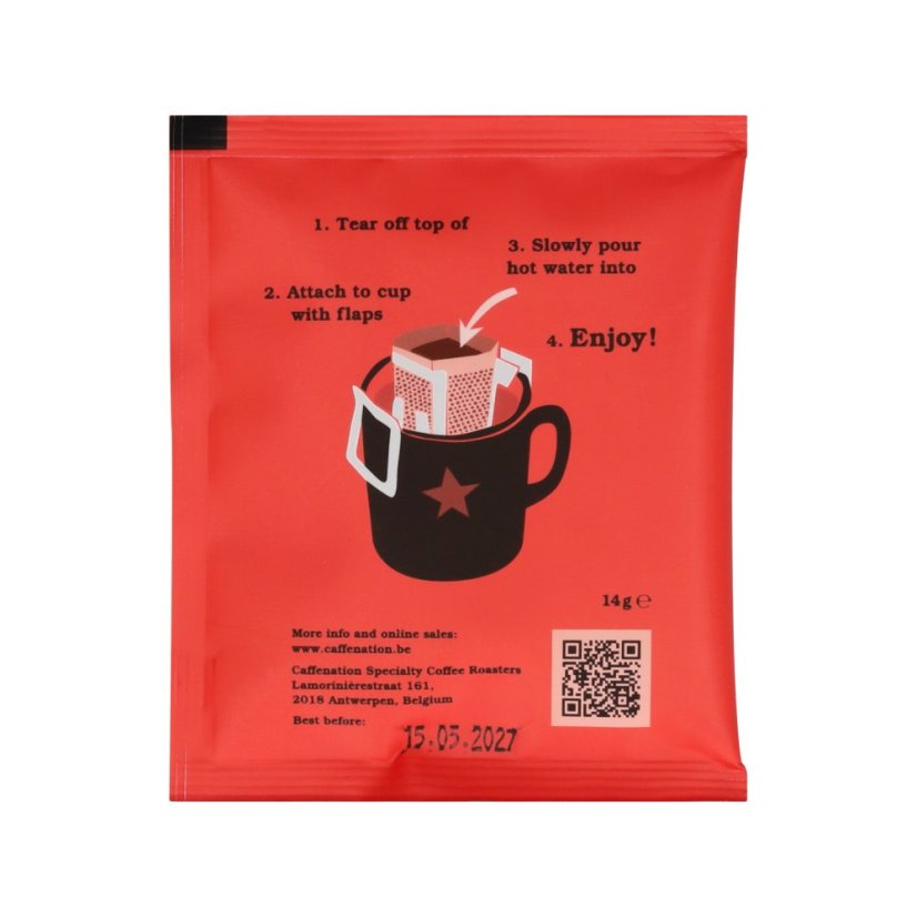 Caffenation - FILTER Kolumbien gewaschen - 10 Beutel à 14 g