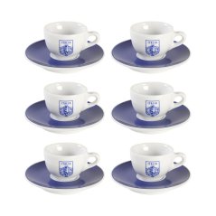 La Marzocco - Súprava 6 šálok a tanierikov na espresso Italia 65 ml
