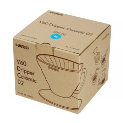 Hario V60-02 Keramik-Kaffeedripper Blau