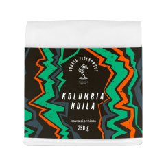 Bracia Ziółkowscy - Kolumbia Huila – zrnková káva na espresso, premyté spracovanie, 250 g
