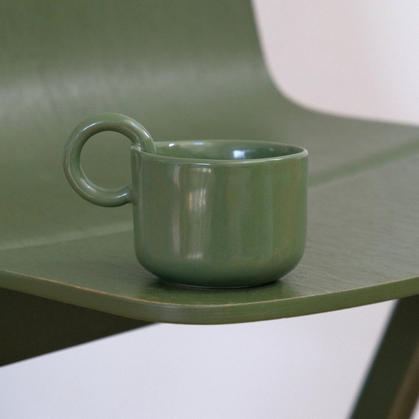 Ceramics 36 365 — taza de cerámica 200 ml, verde