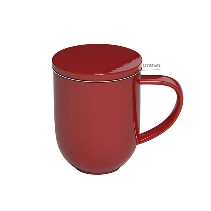 Loveramics Pro Tea - Hrnček 300 ml so sitkom na čaj - Red