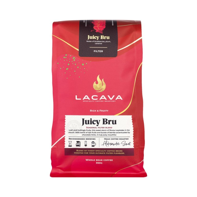 LaCava Juicy BRU – káva na filter 350 g