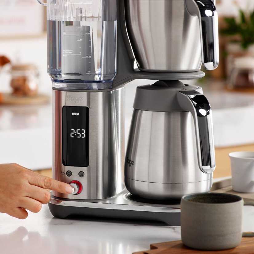 Sage - the Luxe Brewer Thermal - Filterkaffeemaschine SDC465BSS - Silber
