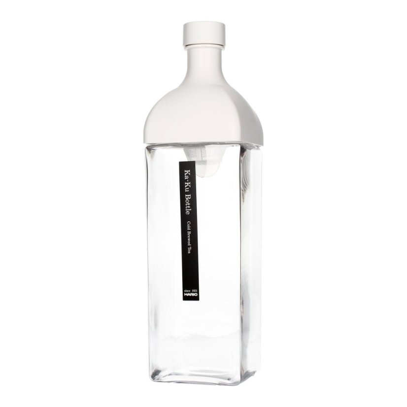 Hario Ka-Ku – Cold-Brew-Teeflasche 1200 ml – Weiß
