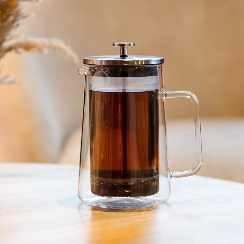 Vialli Design - Diva French Press Silber Matt 1 l