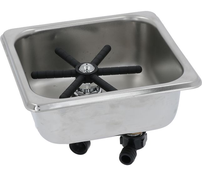 Built-in milk pitcher washer Built-in milk pitcher washer