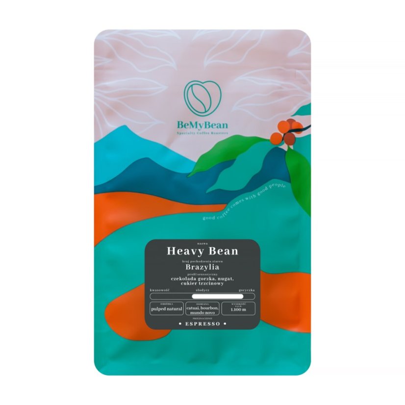 BeMyBean - Heavy Bean Brazil Pulped Natural Espresso 1kg BeMyBean - Heavy Bean Brazil Pulped Natural Espresso 1kg