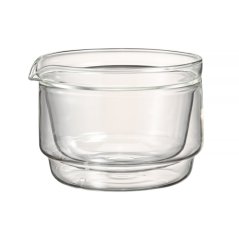 Hario – Dvojstenná miska na matchu 300 ml – Priehľadná