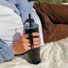 MiiR - All Day Straw Cup Black 950ml