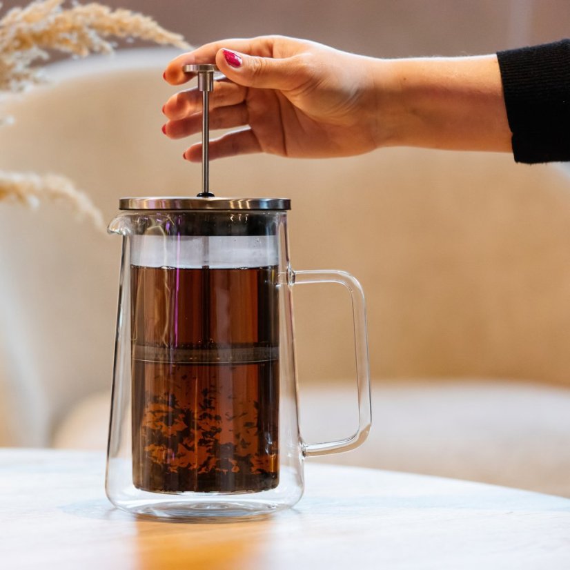 Vialli Design - Diva French Press Silber Matt 1 l