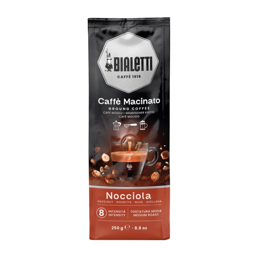 Bialetti Caffe Macinato Nocciola – mletá káva 250 g Bialetti Caffe Macinato Nocciola – mletá káva 250 g