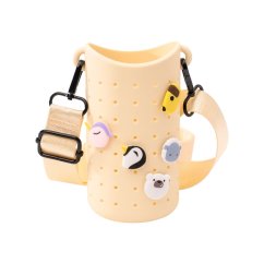 Asobu Bestie Sling — Flaschenhülle mit Trageriemen, gelb