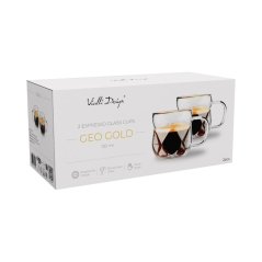 Vialli Design - Geo Gold Espressotassen 120 ml