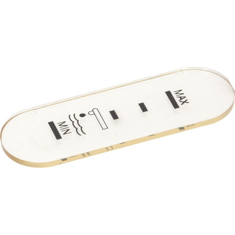 Sítotlačená stupnice průzoru hladiny 89x30mm