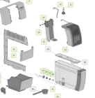 Explosionsdiagramme für Kaffeemaschinen