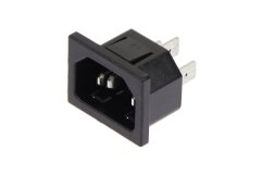 Conector del cable de alimentación para cafeteras DeLonghi ECAM, ETAM y EC