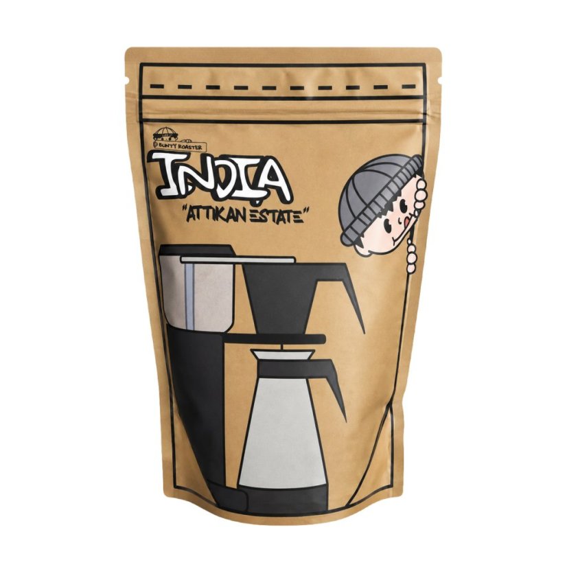 Runty Roaster - Inde Attikan Estate lavé filtre 250 g Runty Roaster - Inde Attikan Estate lavé filtre 250 g