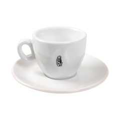 La Marzocco - Lion Set of 6 Espresso Cups and Saucers 65 ml- White