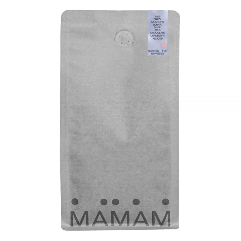 MAMAM – Brazília Sao Paulo Monteiro Lobato Natural Espresso 1 kg MAMAM – Brazília Sao Paulo Monteiro Lobato Natural Espresso 1 kg