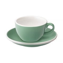 Loveramics Egg — šálka s podšálkou Flat White 150 ml, mätová