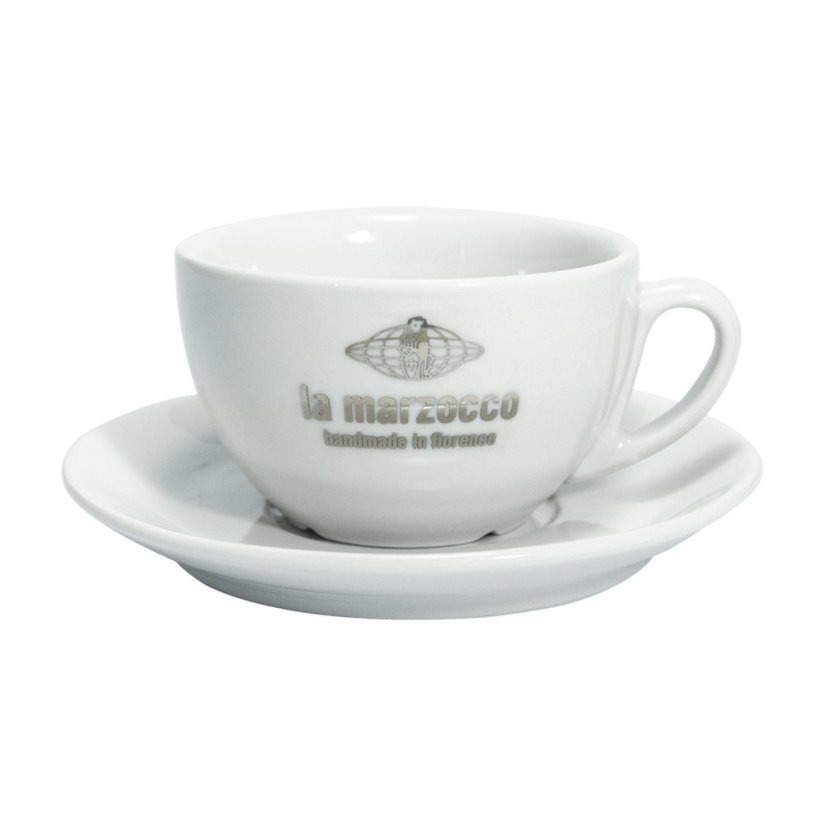 La Marzocco Latte – 6 šálok s podšálkami 300 ml – biele