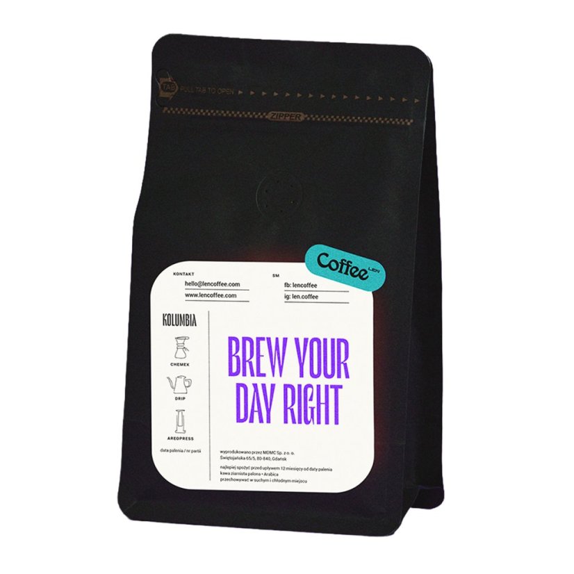 Leń Coffee – Kolumbie Las Perlitas Washed, káva na filtr 250 g