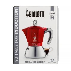 Bialetti New Moka Induction 6tz Red