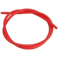 Silicone textile hose 100cm red for Jura coffee machines